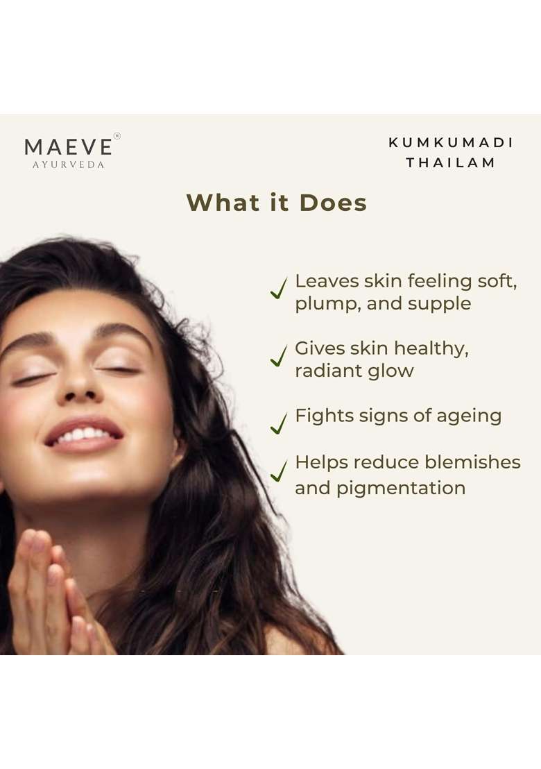 Maeve Kumkumadi Thailam Face Oil 15 ML - Indya