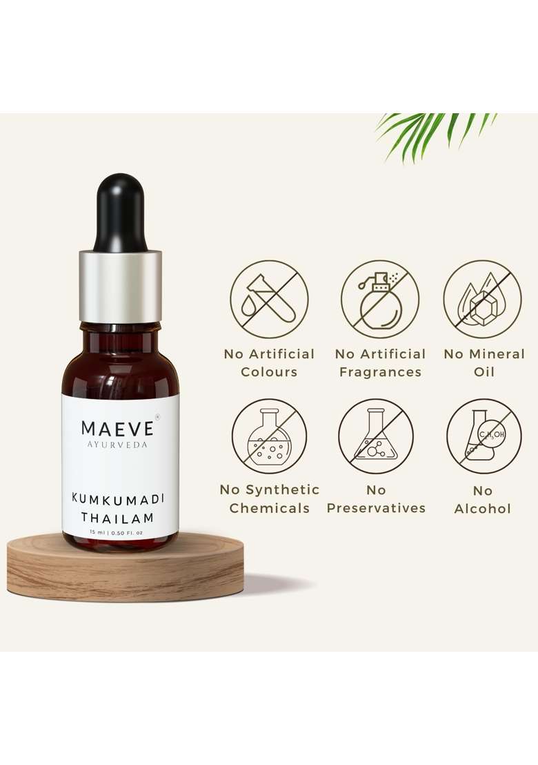 Maeve Kumkumadi Thailam Face Oil 15 ML - Indya