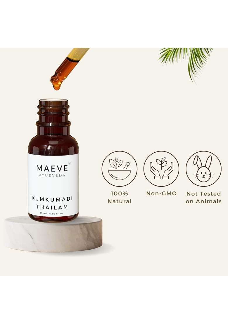 Maeve Kumkumadi Thailam Face Oil 15 ML - Indya