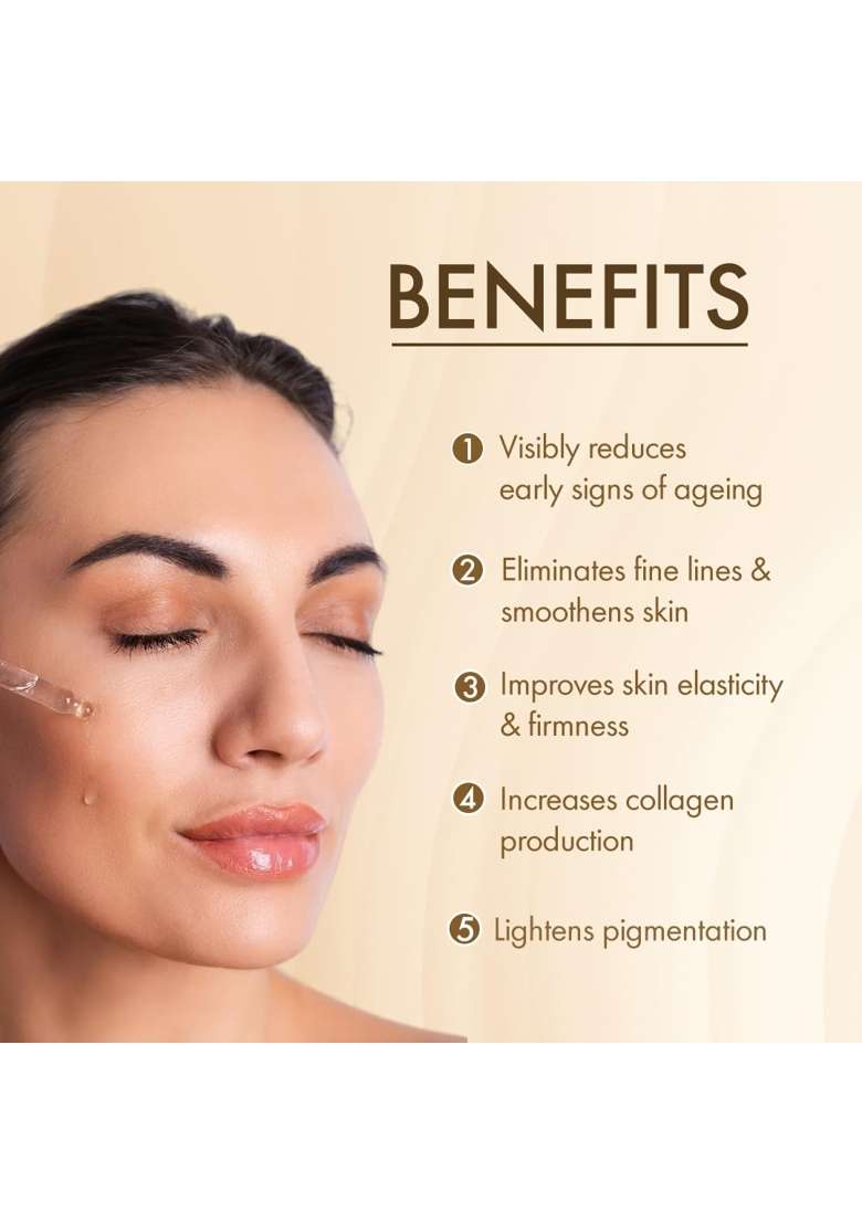Vedacharya Kumkumadi Facial Oil Enriched with Kumkumadi Tailam Age Revitalizing - Indya