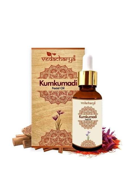 Vedacharya Kumkumadi Facial Oil Enriched with Kumkumadi Tailam Age Revitalizing