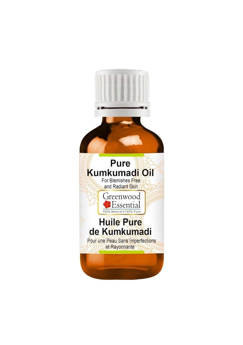 Greenwood Essential Pure Kumkumadi Oil Premium Therapeutic Grade for Hair Skin and Aromatherapy 15ML - Indya