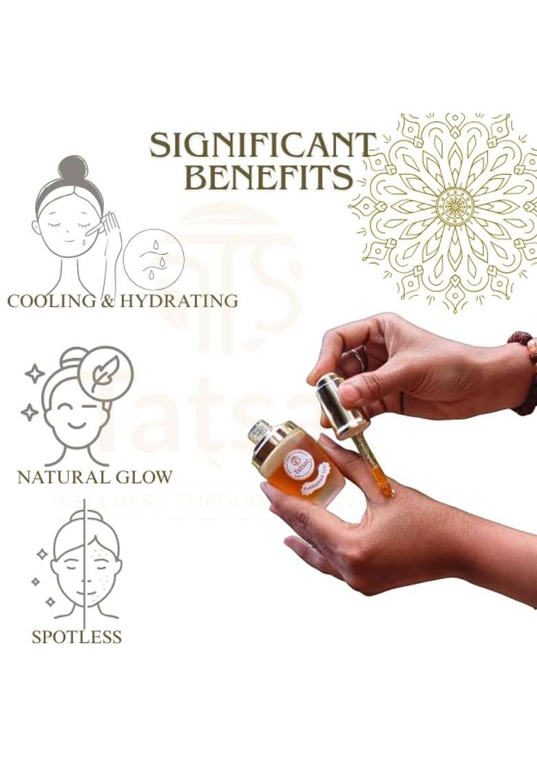 Tatsat Authentic Kumkumadi Oil 20ML Large Taila Paaka and Kshira Paaka Formulation for Glowing Radiant Skin - Indya