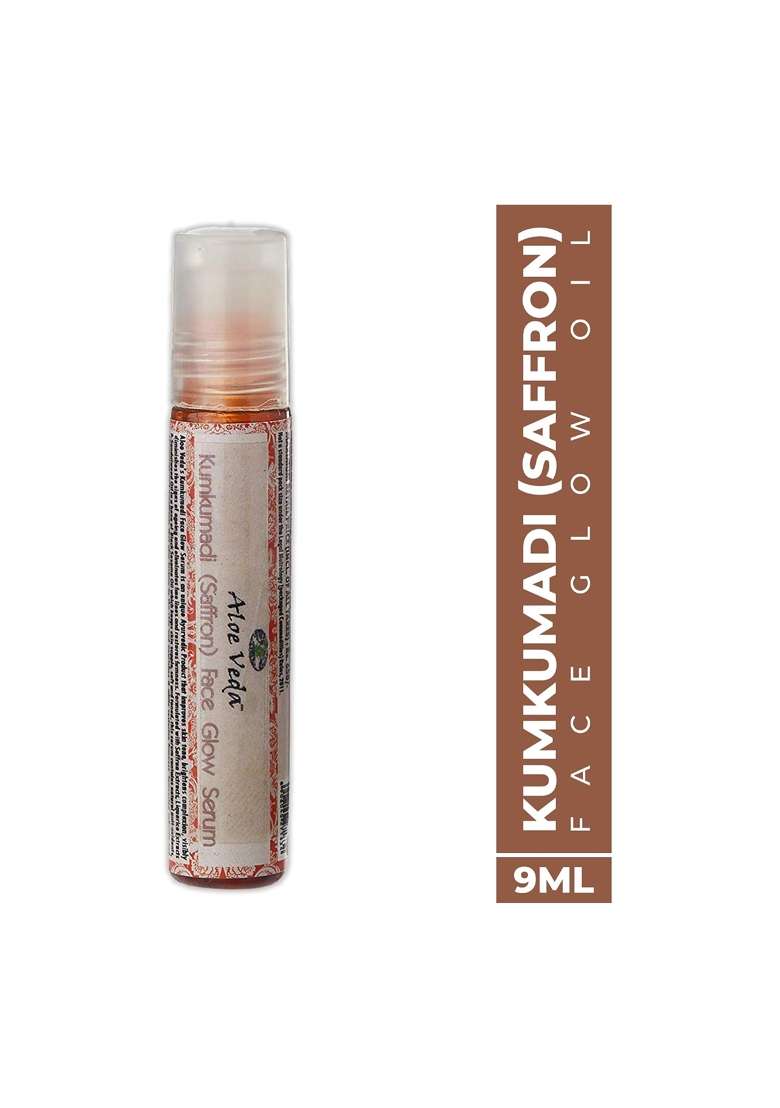Aloe Veda Kumkumadi Saffron Face Glow Oil 9ML - Indya