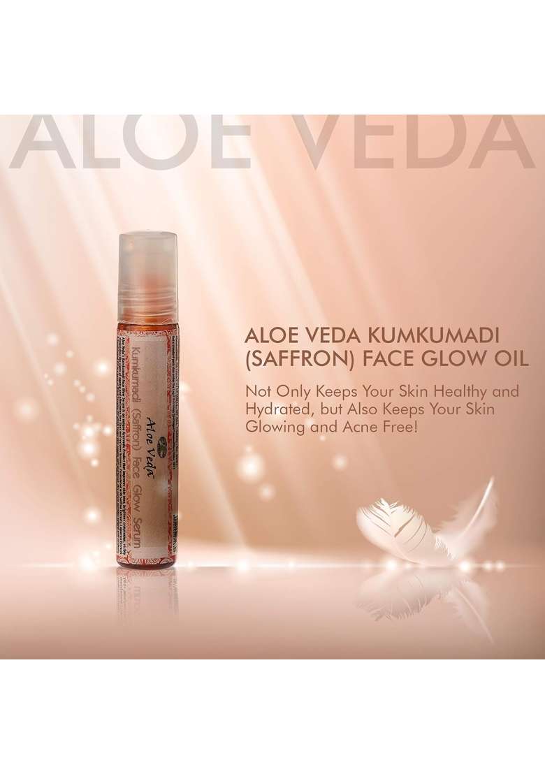 Aloe Veda Kumkumadi Saffron Face Glow Oil 9ML - Indya