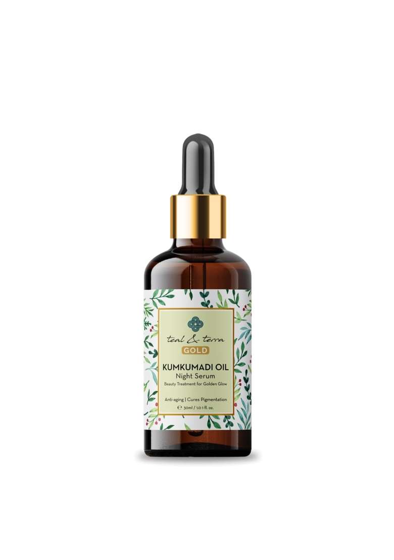 Teal and Terra Kumkumadi Oil Tailam for Skin Whitening 30ML and Neem Face Wash - Indya