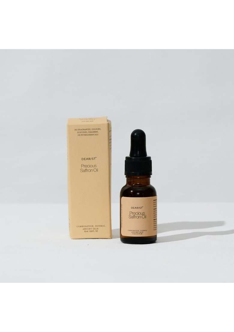 Dearist Kashmiri Saffron Face Oil 100 Plus Hour Extraction Made Using Mongra Saffron 40 Percent Kumkumadi - Indya