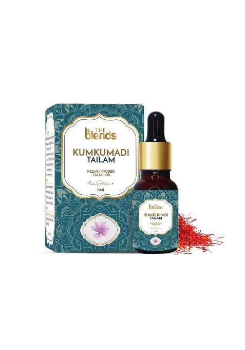 The Blends Kumkumadi Face Serum with Saffron 100 Percent Pure Ayurvedic Kumkumadi Face Oil for Face Pack of 10
