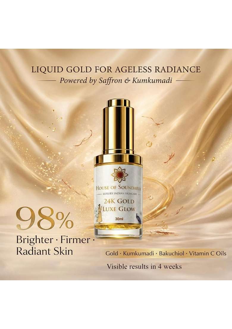 House of Soundarya Radiance Skincare Combo Pure Rose Water Toner 100ML - Indya