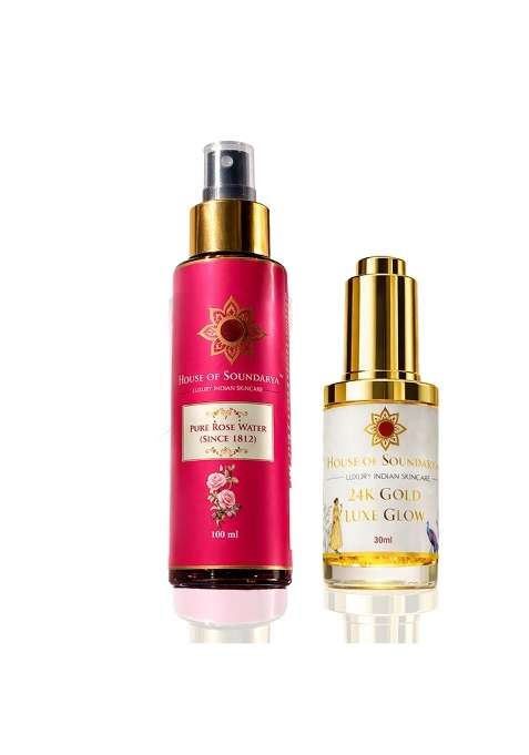 House of Soundarya Radiance Skincare Combo Pure Rose Water Toner 100ML