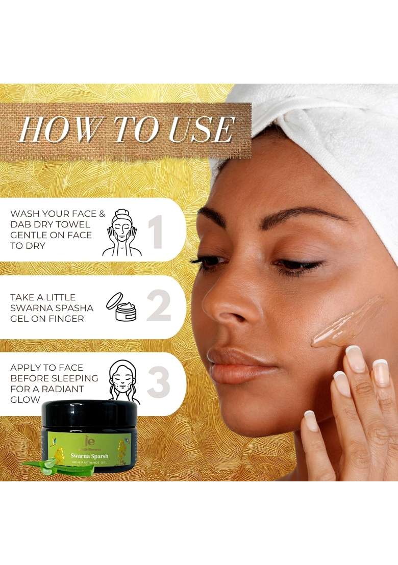 Jungle Elements Ayurvedic Personal Care Combo Kumkumadi Oil Swarna Sparsh Moisturizer - Indya