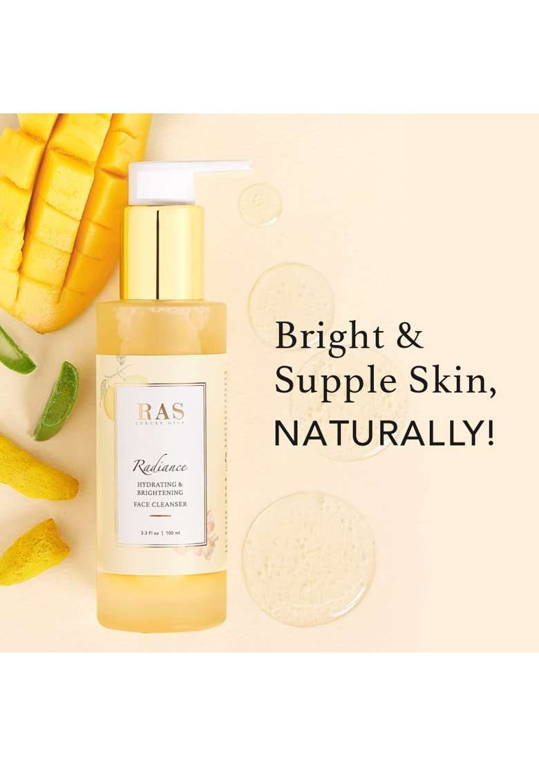 RAS Luxury Oils Radiance Hydrating and Brightening Face Wash - Indya