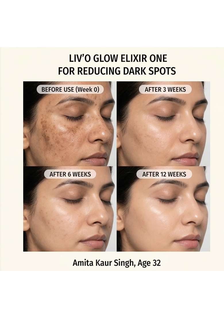 Livo Glow Face Serum and Illuminating Sunscreen SPF 50 Combo - Indya