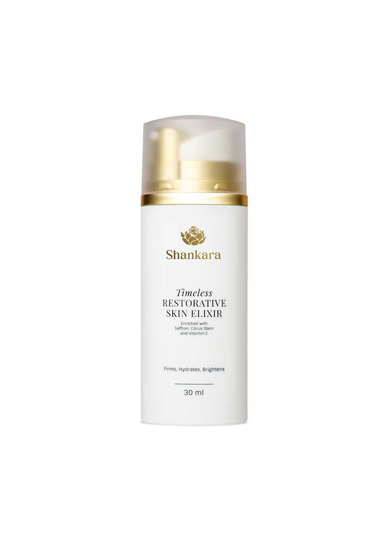 Shankara Timeless Restorative Skin Elixir 30ML Vitamin C Red Gold Saffron and Active Citrus Stem Cells - Indya