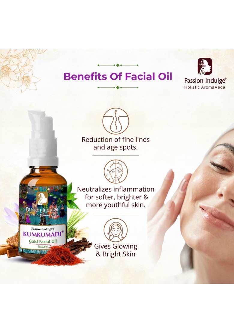 Passion Indulge Kumkumadi Skincare Combo Face Cleanser 100 ML - Indya