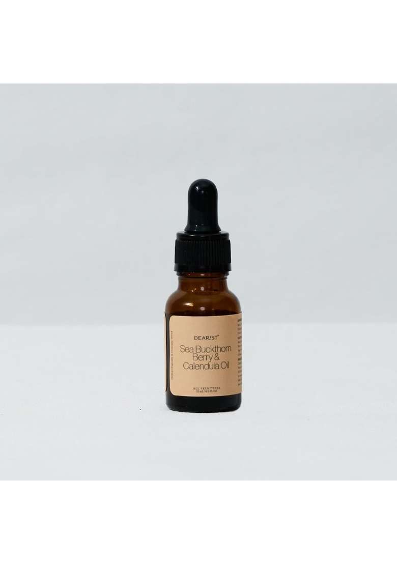 Dearist Sea Buckthorn Berry and Calendula Face Oil Omega 3 6 7 and 9 Plus 200 Bioactives Collagen Acne Scars - Indya
