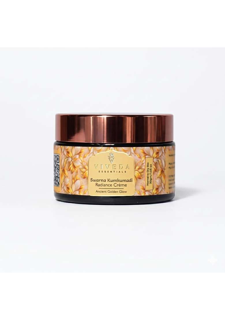 Viveda Essentials Swarna Kumkumadi Radiance Cream Ayurvedic Face Cream for Glowing Skin - Indya