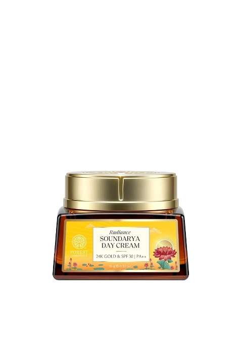 Forest Essentials Bestselling Soundarya Radiance Day Cream with 24K Gold and SPF 30 PA Plus