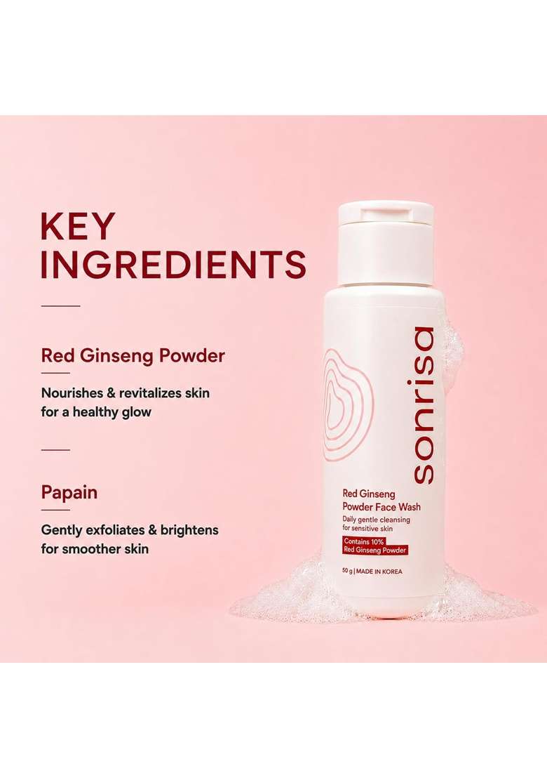 Sonrisa White K Beauty 50G Korean Skin Care Enzyme Cleanser for Sensitive Skin - Indya