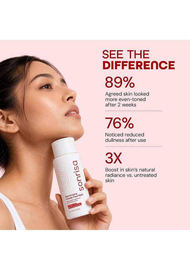 Sonrisa White K Beauty 50G Korean Skin Care Enzyme Cleanser for Sensitive Skin - Indya
