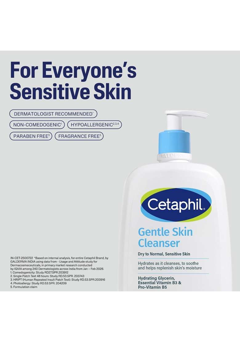 Cetaphil White Gentle Skin Cleanser for Dry Normal Sensitive Skin 1000 ML - Indya
