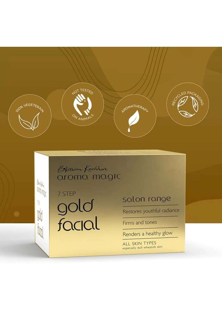 Aroma Magic Gold Facial Kit 5 X 96 G - Indya