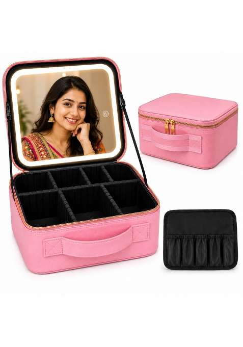 Kiesh Achyut Makeup Organizer Bag for Women Girls and Bride