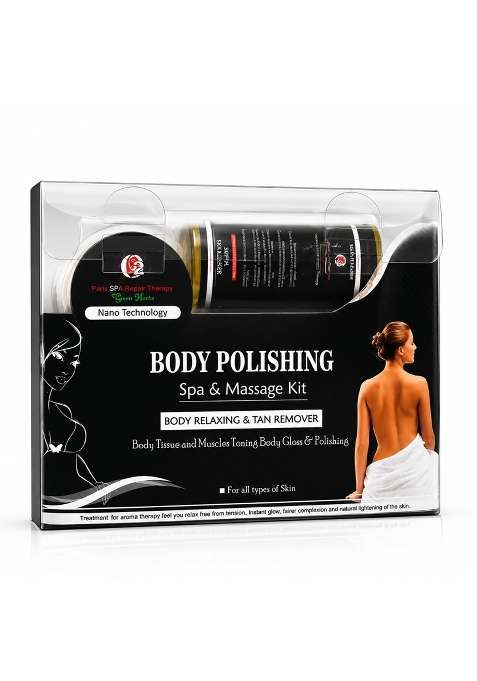 O2 Green Organics Body Polishing Kit Skin Polishing and Tan Removal Kit