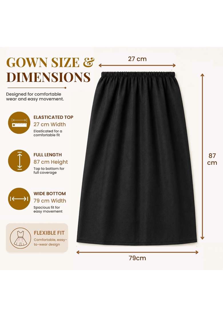 Leios Black Disposable Facial Gown for Women Buy 100 Get 5 Free 30 GSM Non Woven Salon Spa Gown for Waxing - Indya