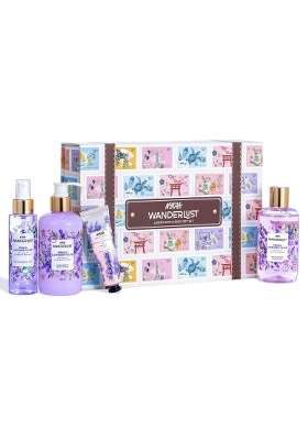 Nykaa Wanderlust French Lavender Luxury Bath and Body Care Gift Set Box Pack of 4