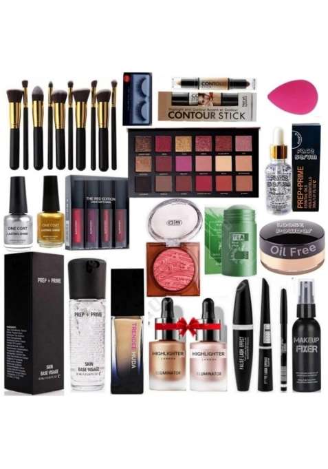 Cosmac Multicolor Bridal Makeup Kit Combo Set of 16