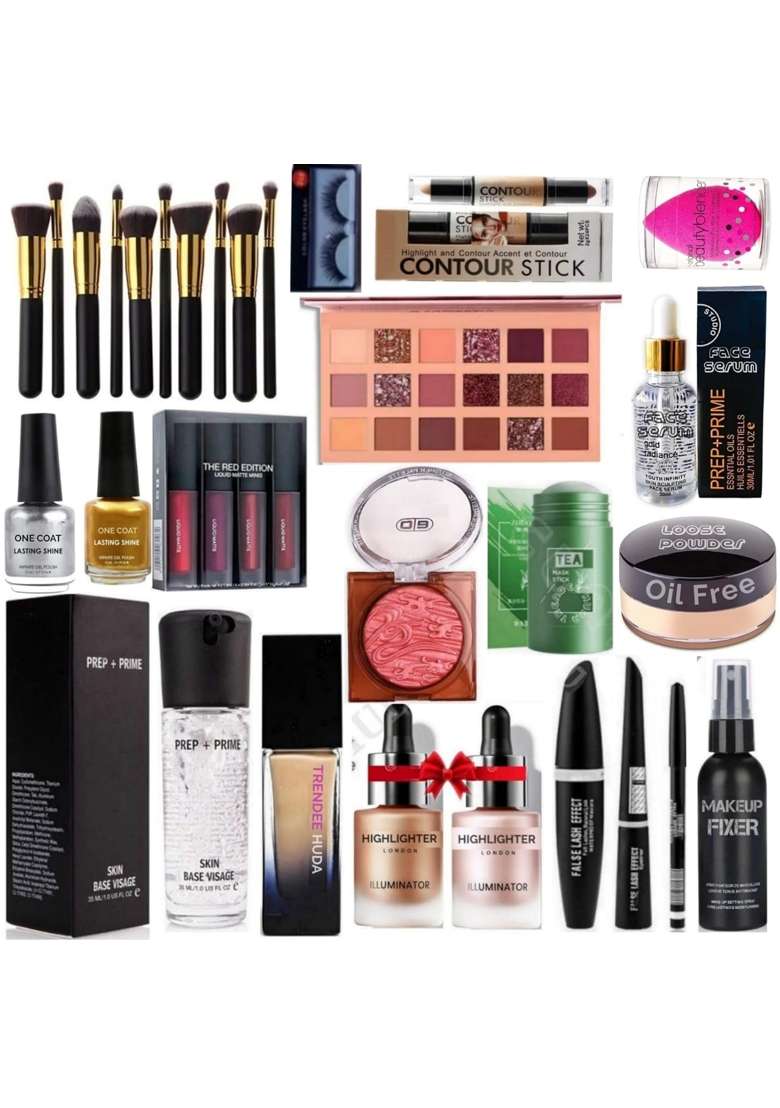 Shishi Professional Waterproof HD Beauty Parlour Makeup Kits Combo for Women and Girls with All Products in 1 - Indya