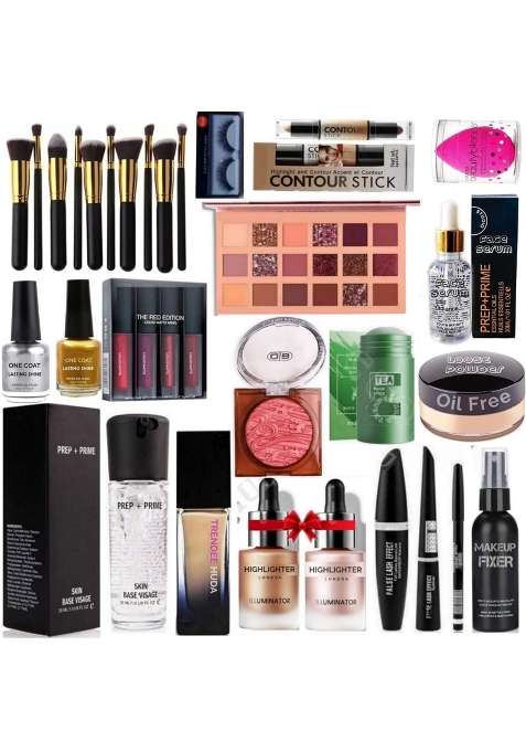 Shishi Professional Waterproof HD Beauty Parlour Makeup Kits Combo for Women and Girls with All Products in 1