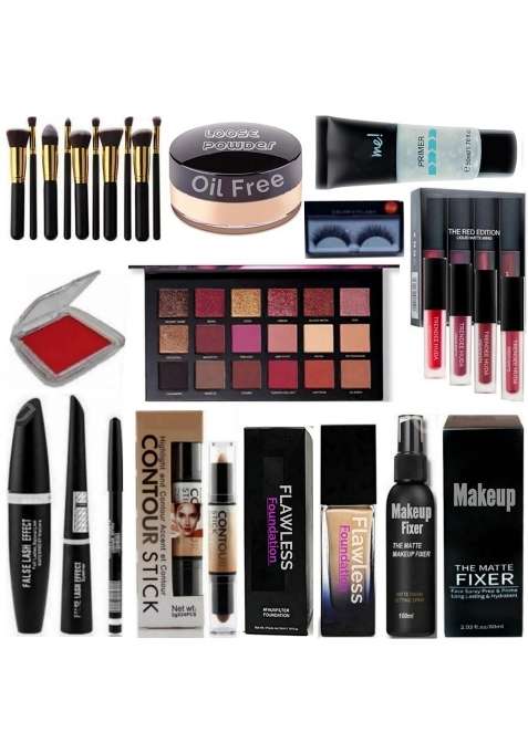 Cosmac Multicolor Bridal Makeup Kit Combo Set of 13