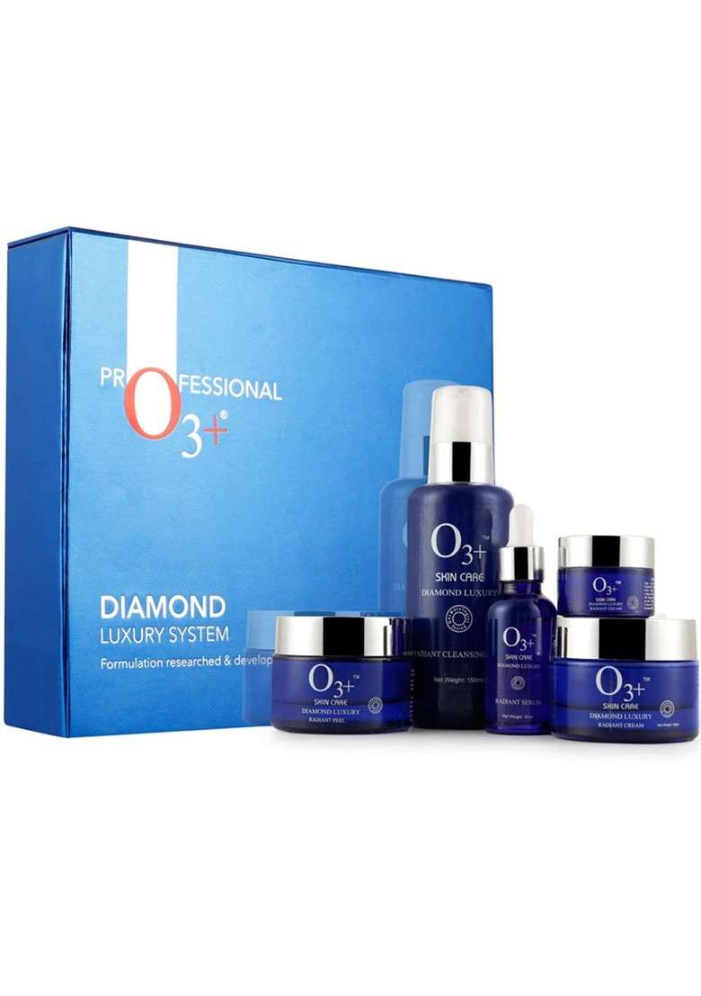 O3 Plus Diamond Luxury System Facial Kit for Bridal Makeup and Ultra Glow Treatments - Indya