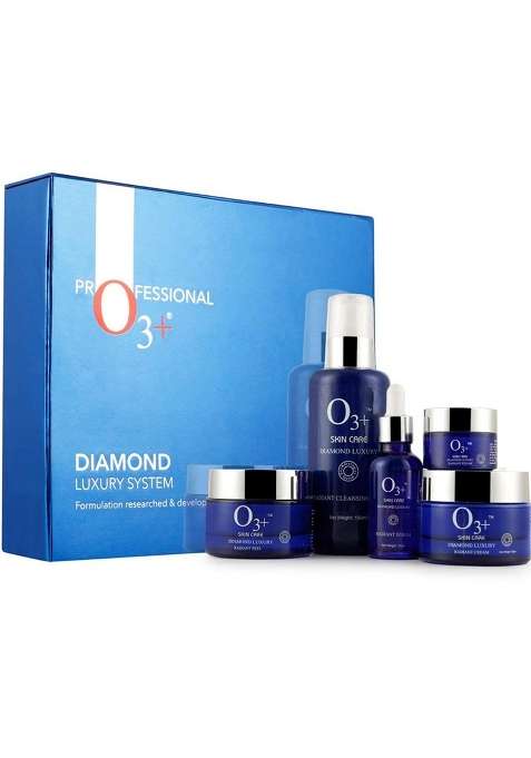 O3 Plus Diamond Luxury System Facial Kit for Bridal Makeup and Ultra Glow Treatments