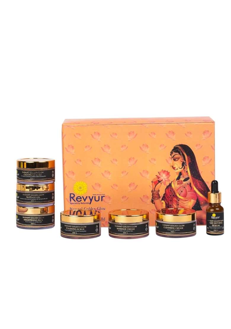 Golden Glow Bridal Kit with 24 Carat Gold - Indya
