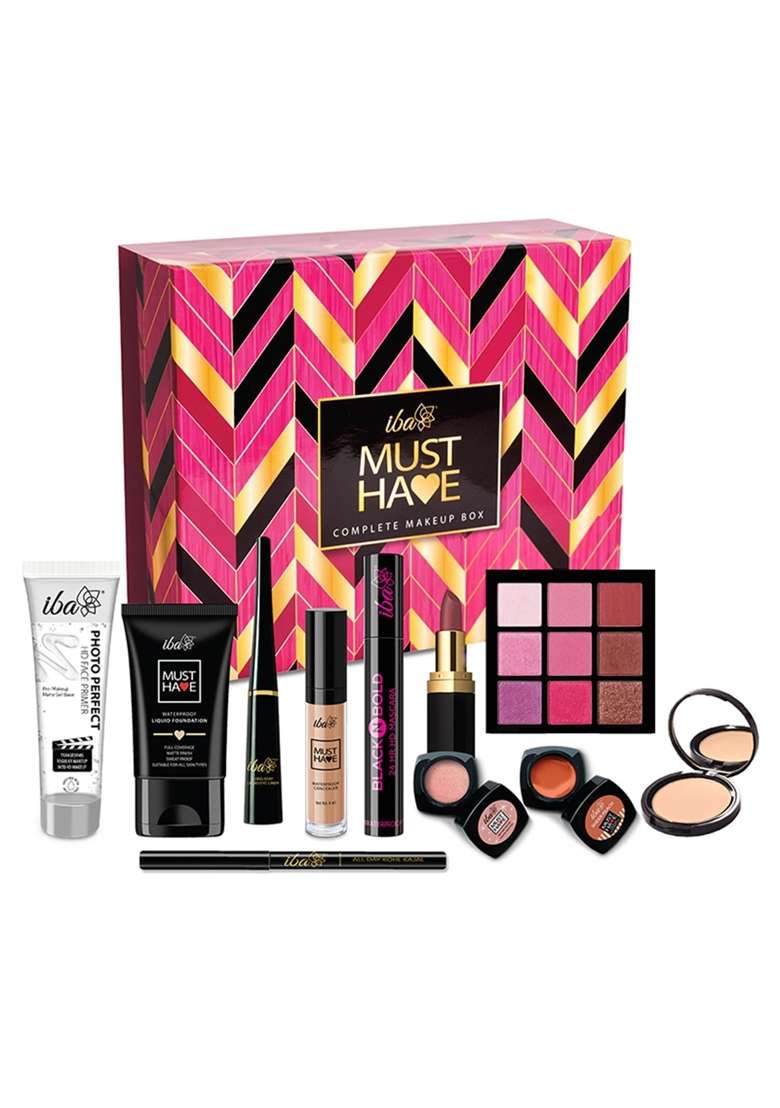 Iba Must Have Complete Makeup Box for Women Fair with 11 Essential Products - Indya