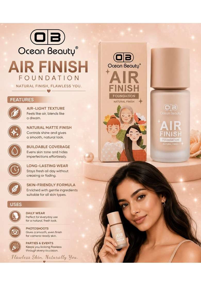 OB Ocean Beauty Professional Complete Branded Waterproof Products Full Coverage Bridal HD High Face Makeup Kit - Indya