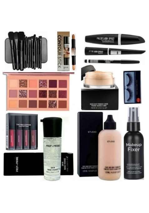 Lovegirl Multicolor Bridal Makeup Kit Combo Pack of 12