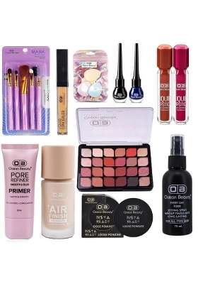 OB Ocean Beauty Professional Branded Waterproof Products Full Coverage Complete Bridal HD High Face Makeup Kit
