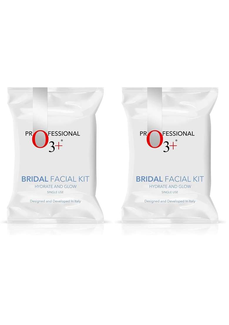 O3 Plus Bridal Facial Kit Hydrate and Glow with Hyaluronic Acid Pack of 2 - Indya
