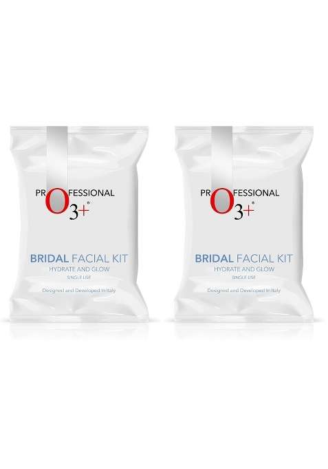 O3 Plus Bridal Facial Kit Hydrate and Glow with Hyaluronic Acid Pack of 2