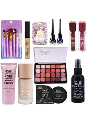 OB Ocean Beauty Professional Complete Branded Waterproof Products Full Coverage Bridal HD High Face Makeup Kit