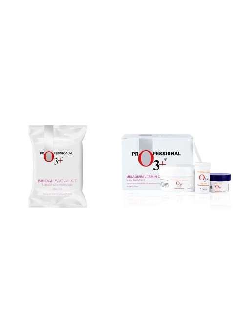 O3 Plus Bridal Facial Kit for Radiant and Glowing Skin Suitable for All Skin Types 120G Single Use