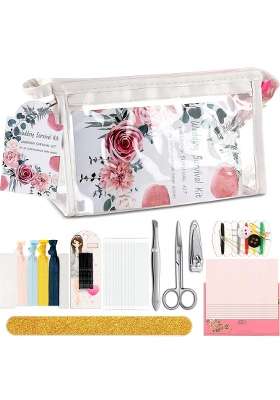 Chumia 132 Pieces Wedding Survival Kit Bridal Mini Emergency Kit Bridal Party Proposal Gifts for Women