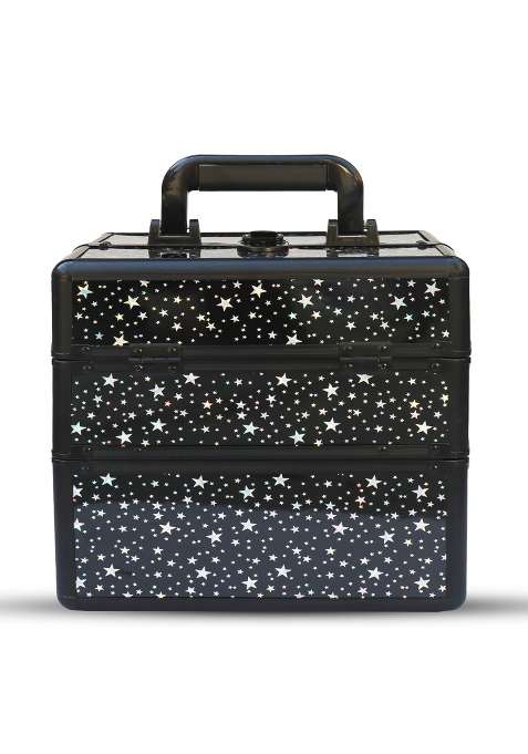 Adson Professional Beauty Makeup Cosmetic Vanity Case Box Rose Gold 1