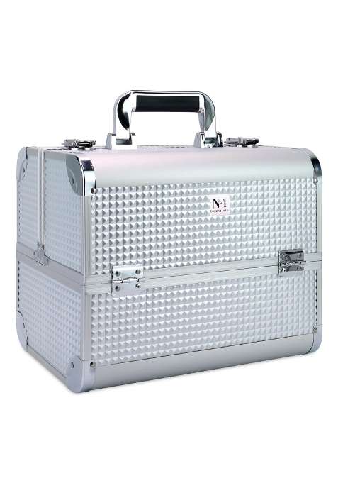 NFI Essentials Makeup Organizer Box 31CM Cosmetic Storage Case for Women Vanity Kit Case for Bride
