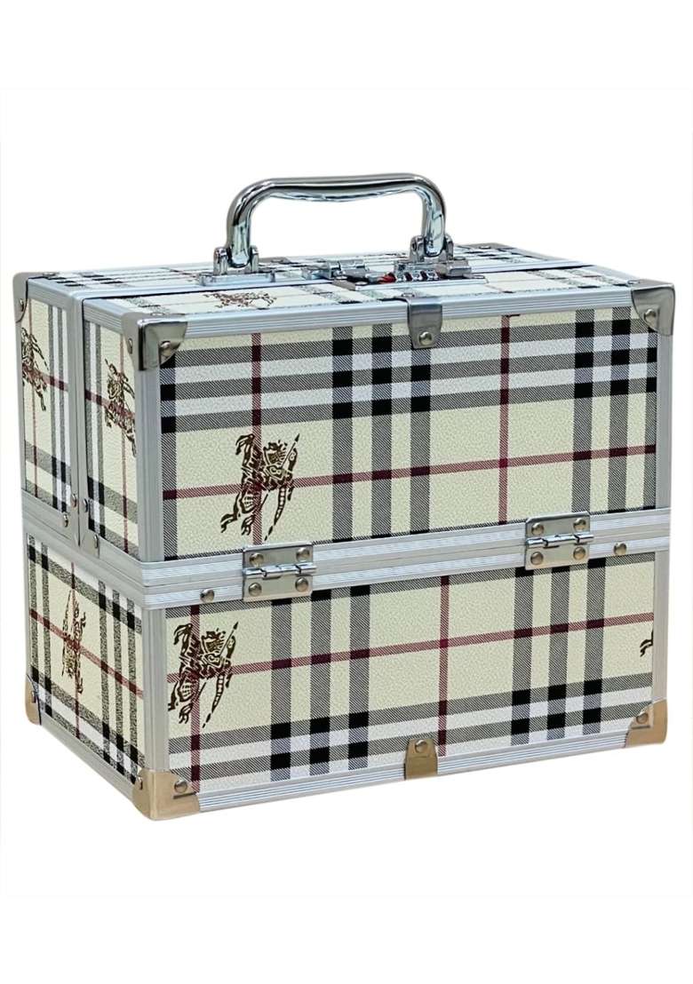 Adson Professional Beauty Womens Makeup Bag Cosmetic Box Vanity Case Box Trousseau Box - Indya