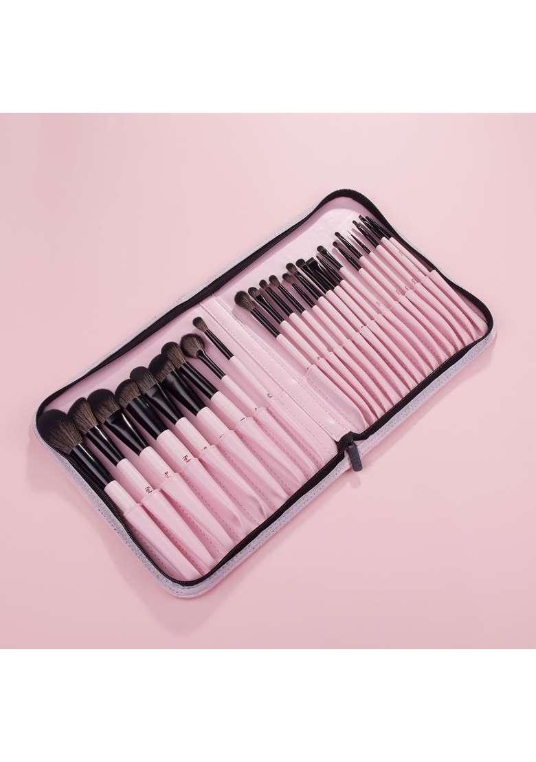 FELIC21 Essentially You on the Go Professional Makeup Brush Set with Premium Vegan Synthetic Bristles - Indya